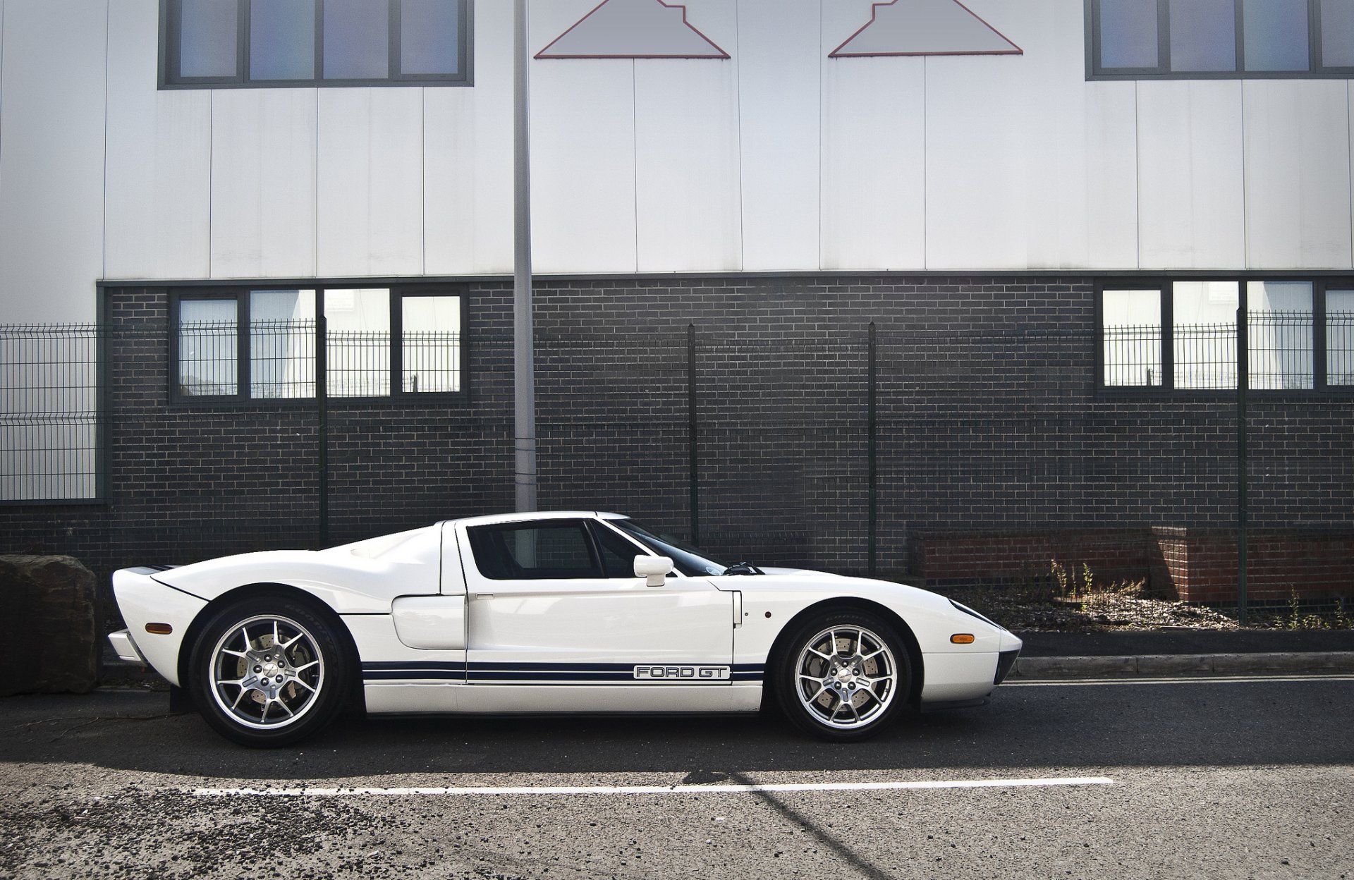 ford gt sport bianco gt auto sportiva