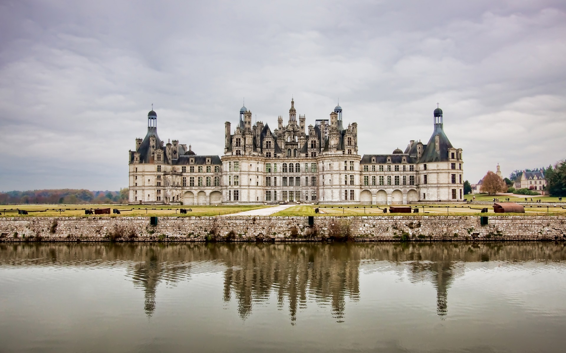 nuvole francia cielo acqua castello