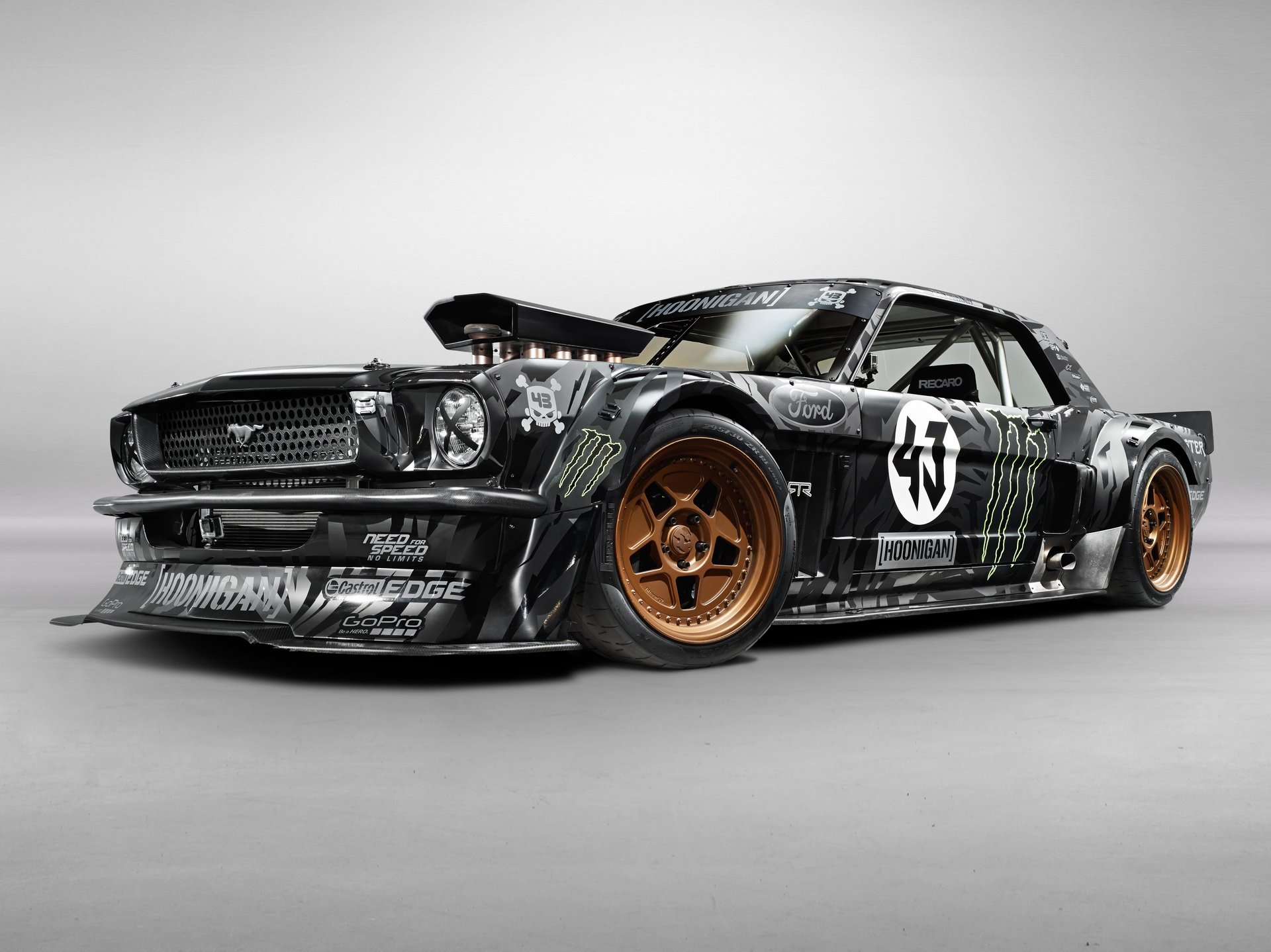 ford mustang rtr 1965 hoonicorn 845 hp gymkhana seven front ken block