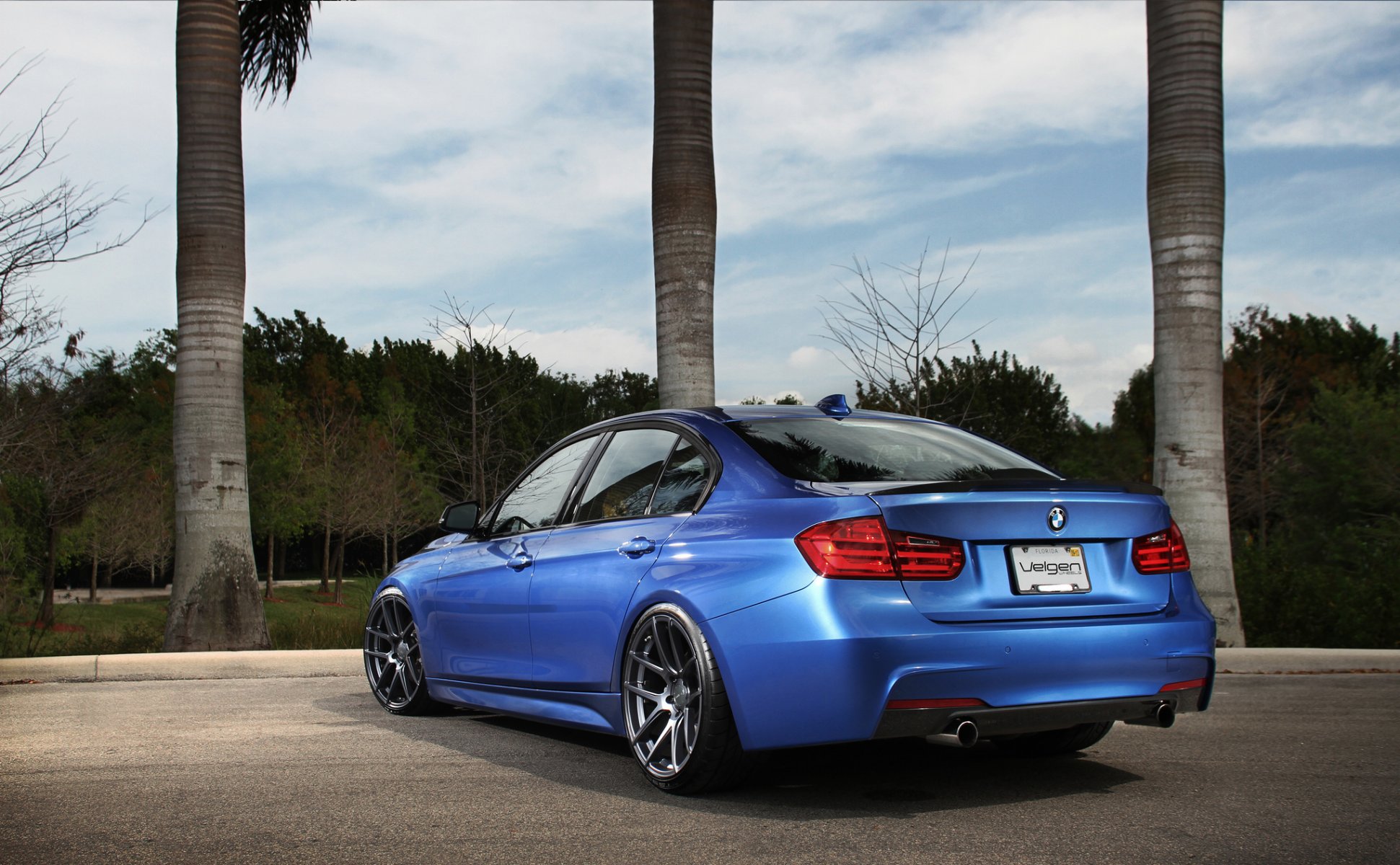 bmw bleu tuning bmw 3 série