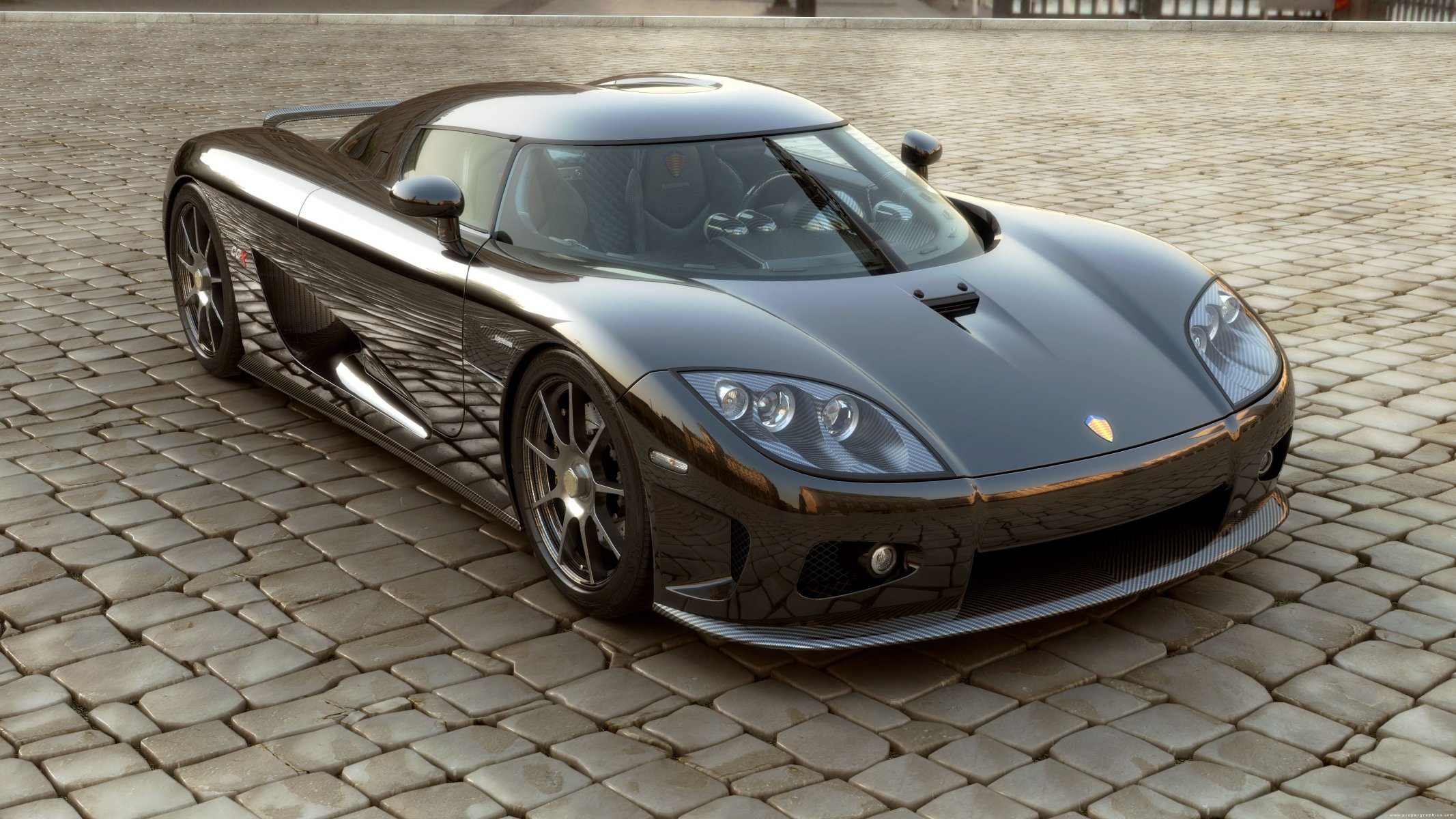 koenigsegg ccx supercar avant verre