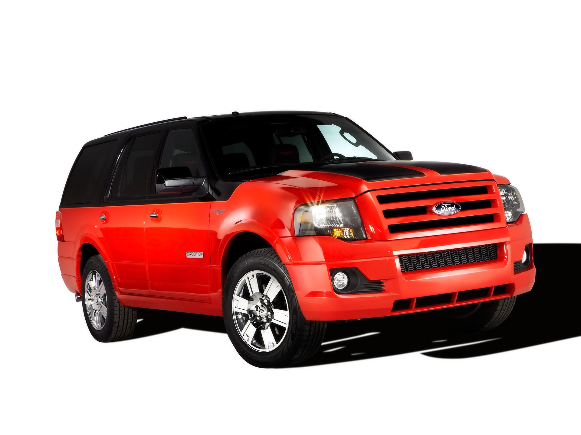 авто ford expedition красный