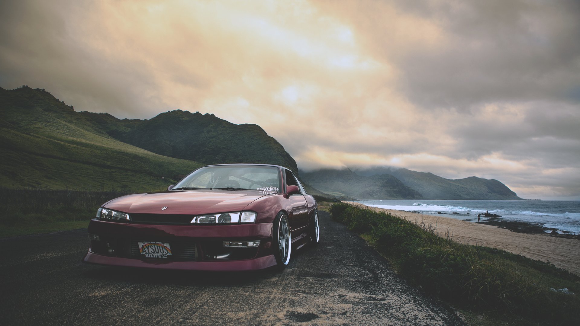 nissan silvia nissan silvia mer côte plage