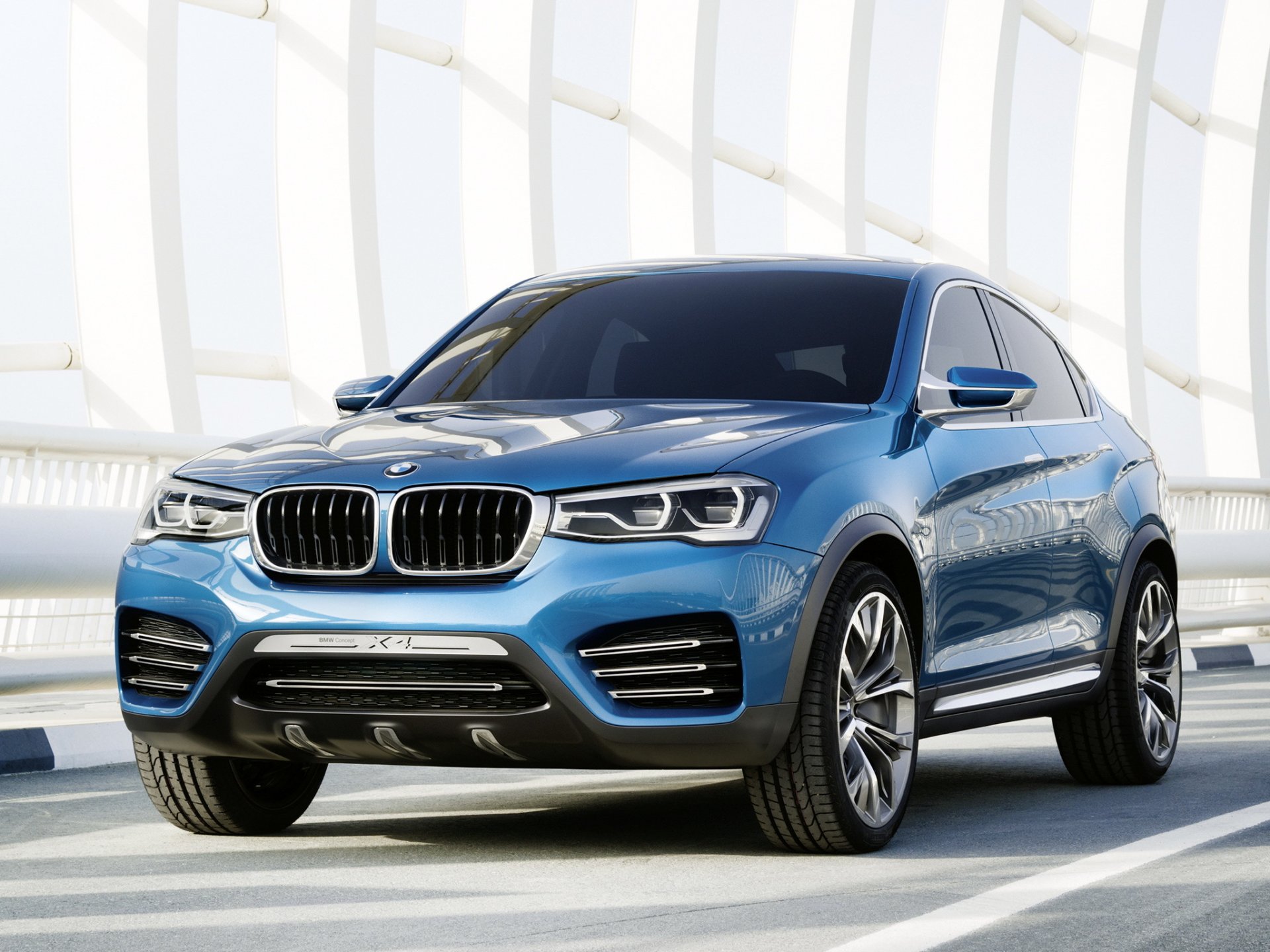 bmw x4 konzept blau bmw x4