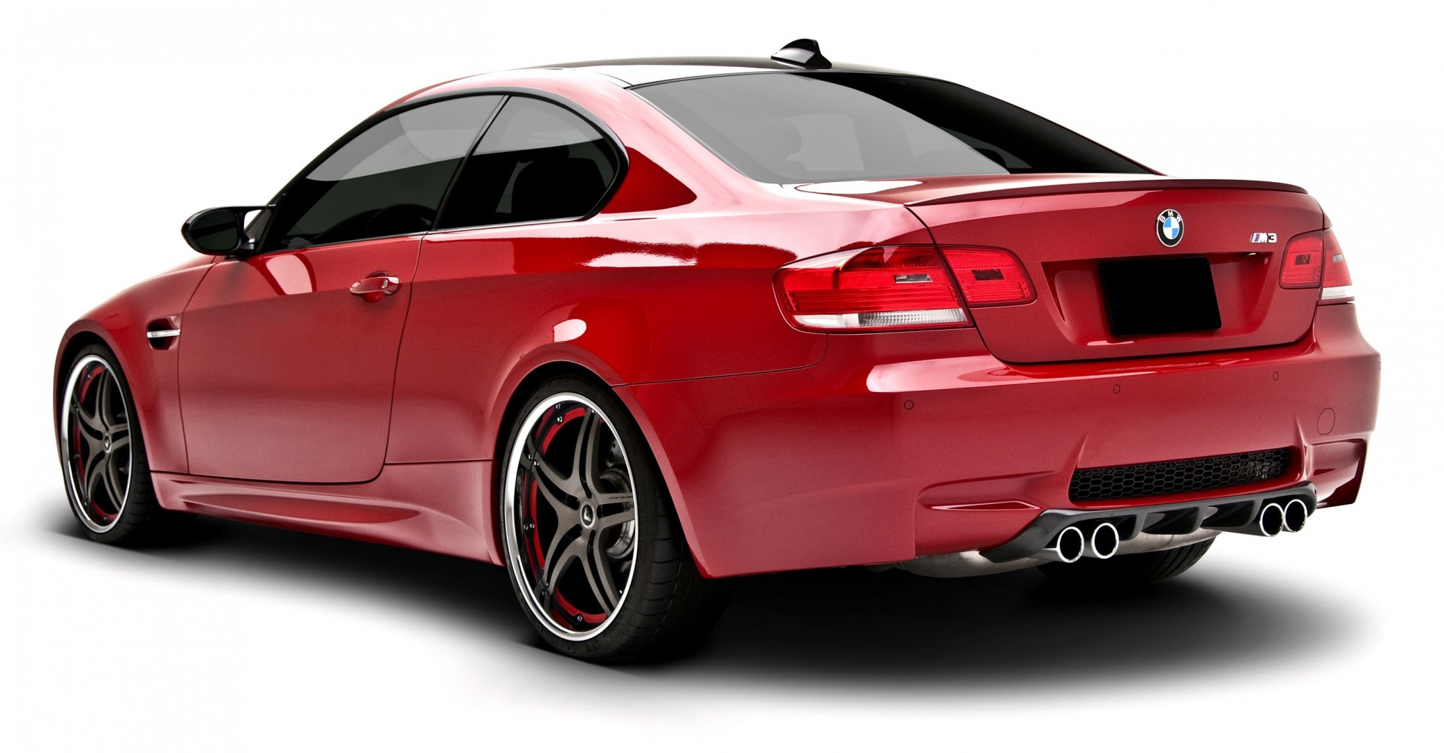 coche bmw rojo auto m3 tuning