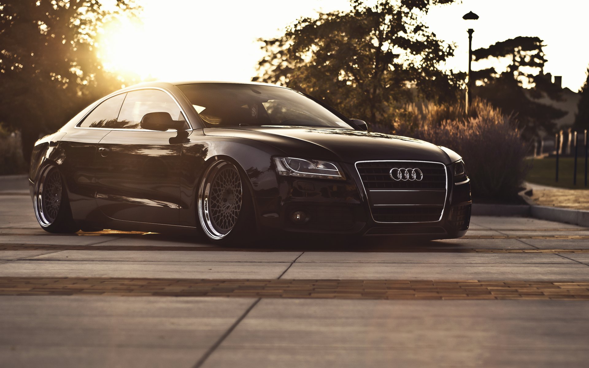 audi a5 auto position hq hintergrundbilder