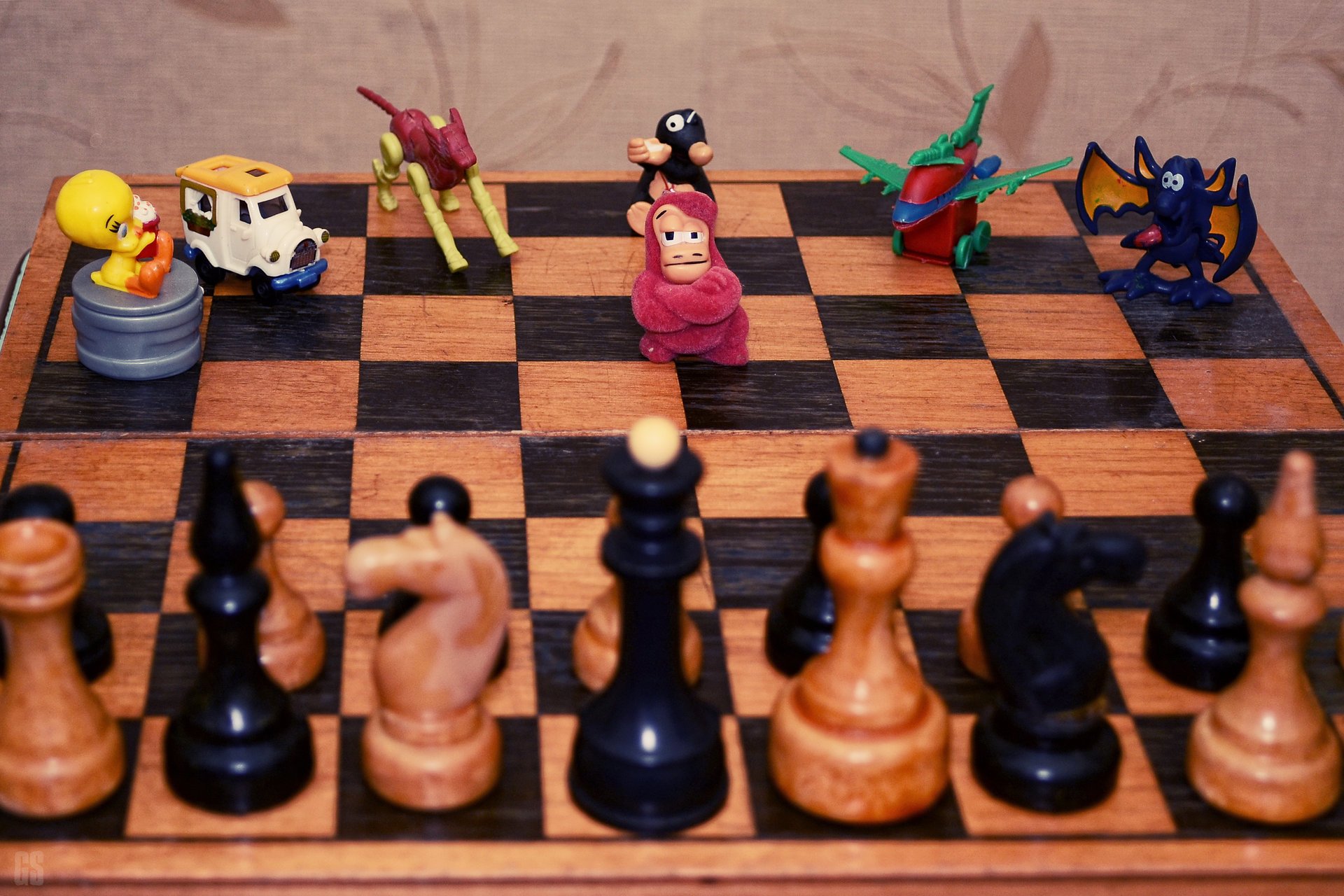 échecs échiquier créatif sport jeu jouets monstres hommes figures