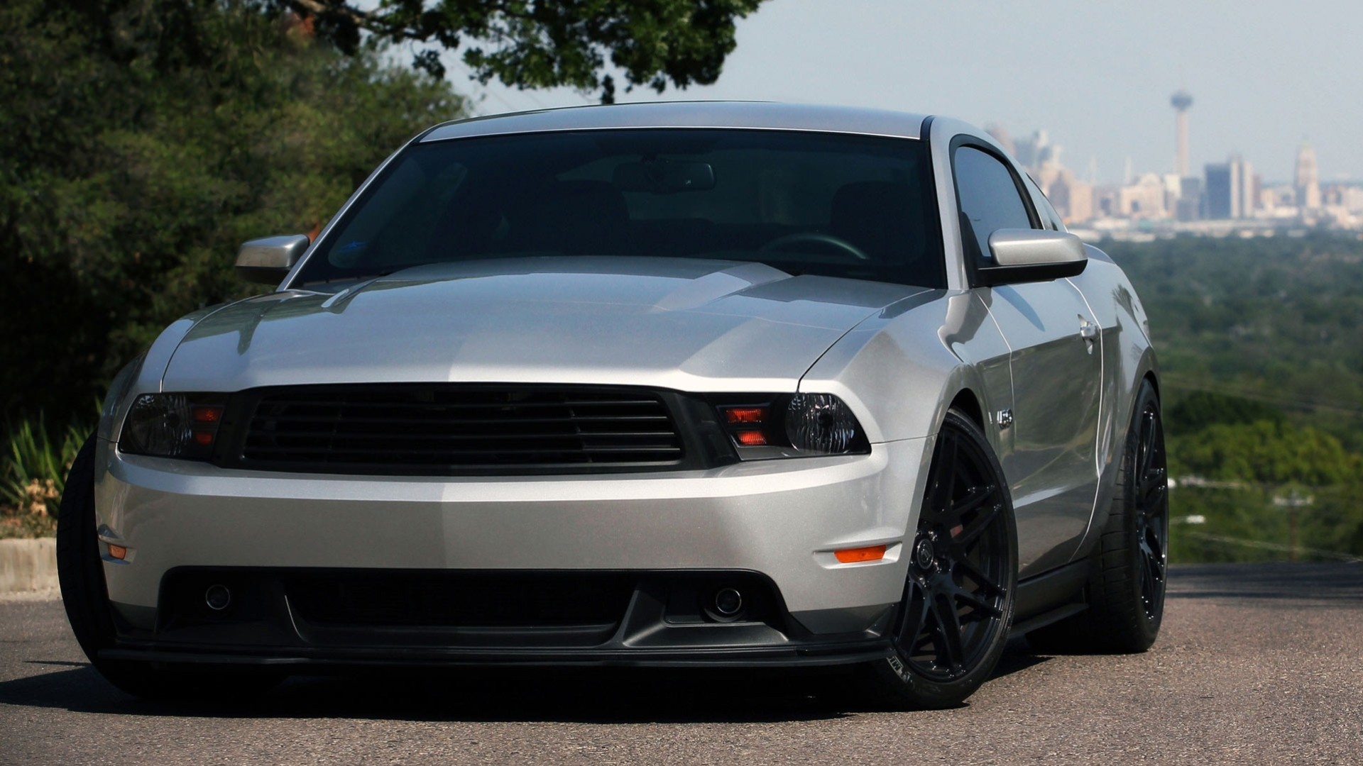 ford camino mustang coche gris macro