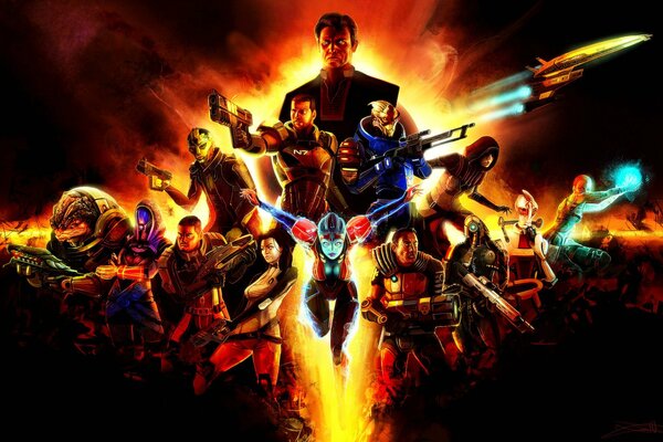 Gioco Mass Effect tutto il gruppo