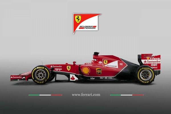 Ferrari para competir en la fórmula 1