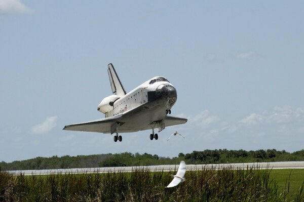Decollo della NASA shuttle, tecnologia spaziale