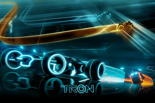 La lumière du film tron Legacy