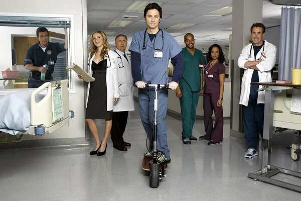 The cast of the TV series clinic