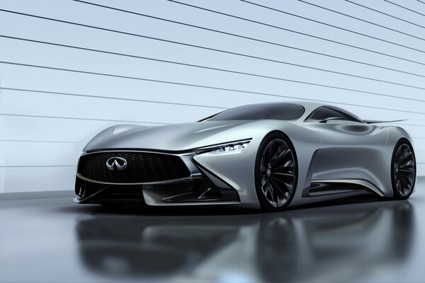 Infiniti sportif avec une belle vue