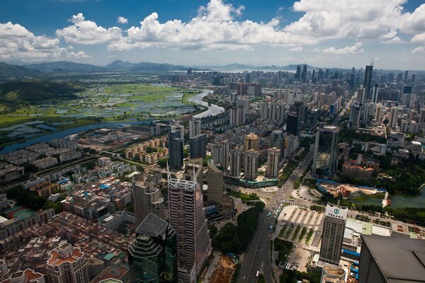 Los rascacielos de China que llegan a las nubes