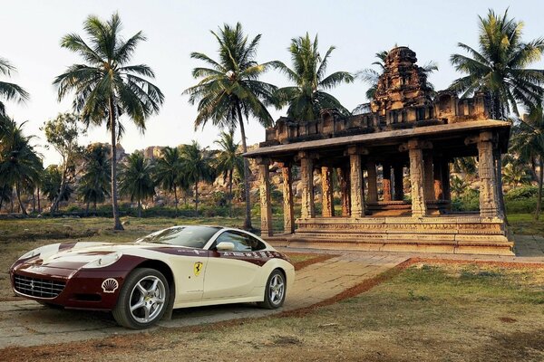 Ferrari-voyagez sur une voiture de sport!