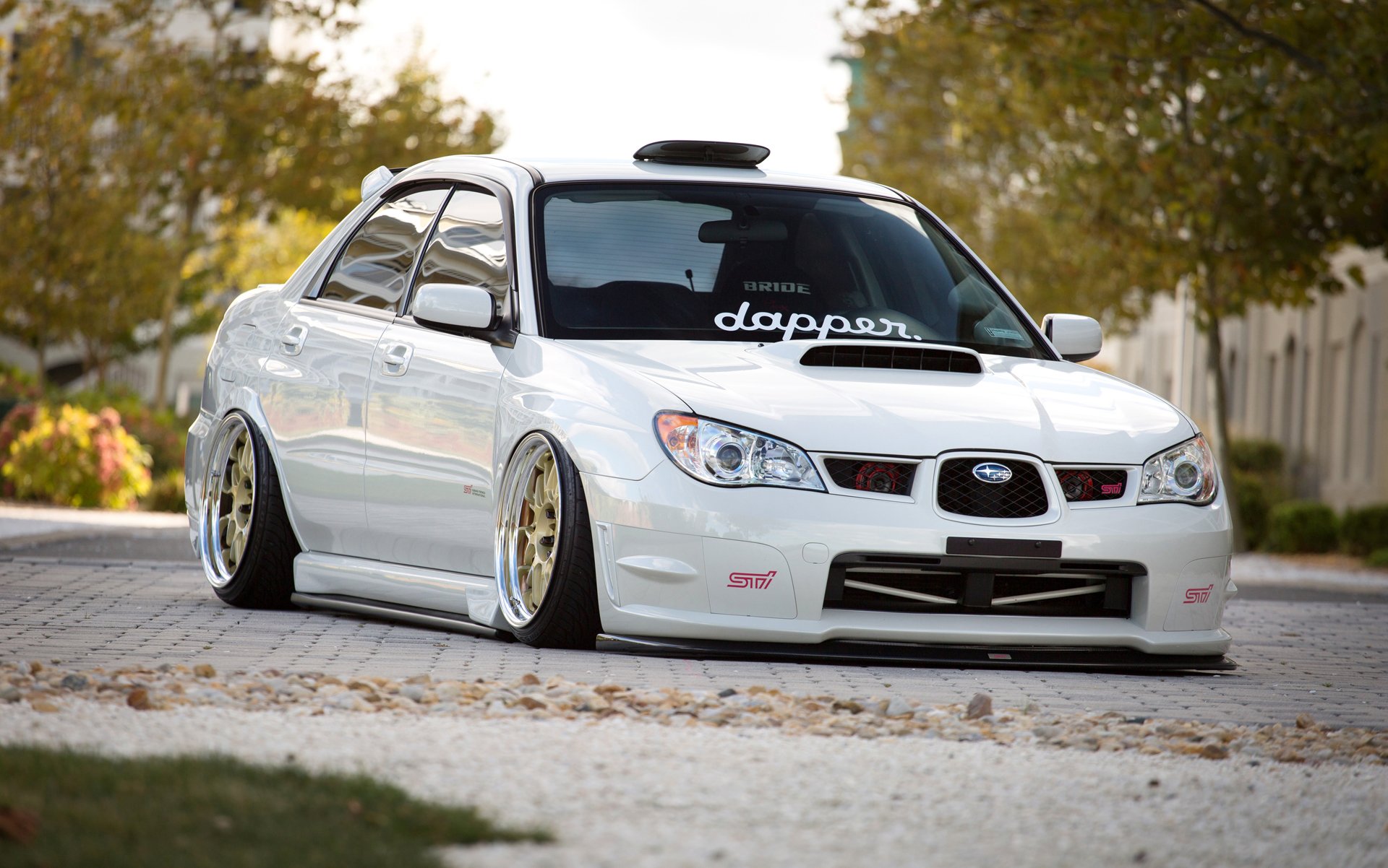 ubaru impreza wrx sti stance