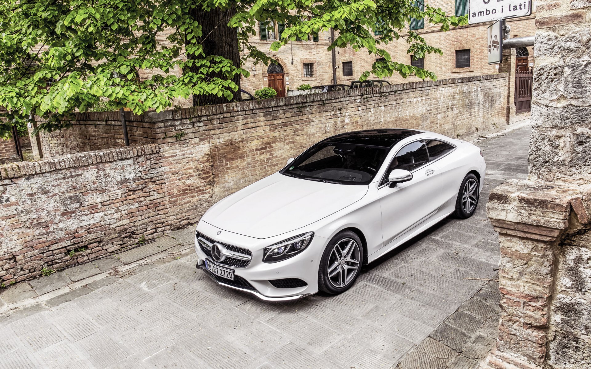 mercedes-benz classe s coupé mercedes classe bianca cofano auto auto