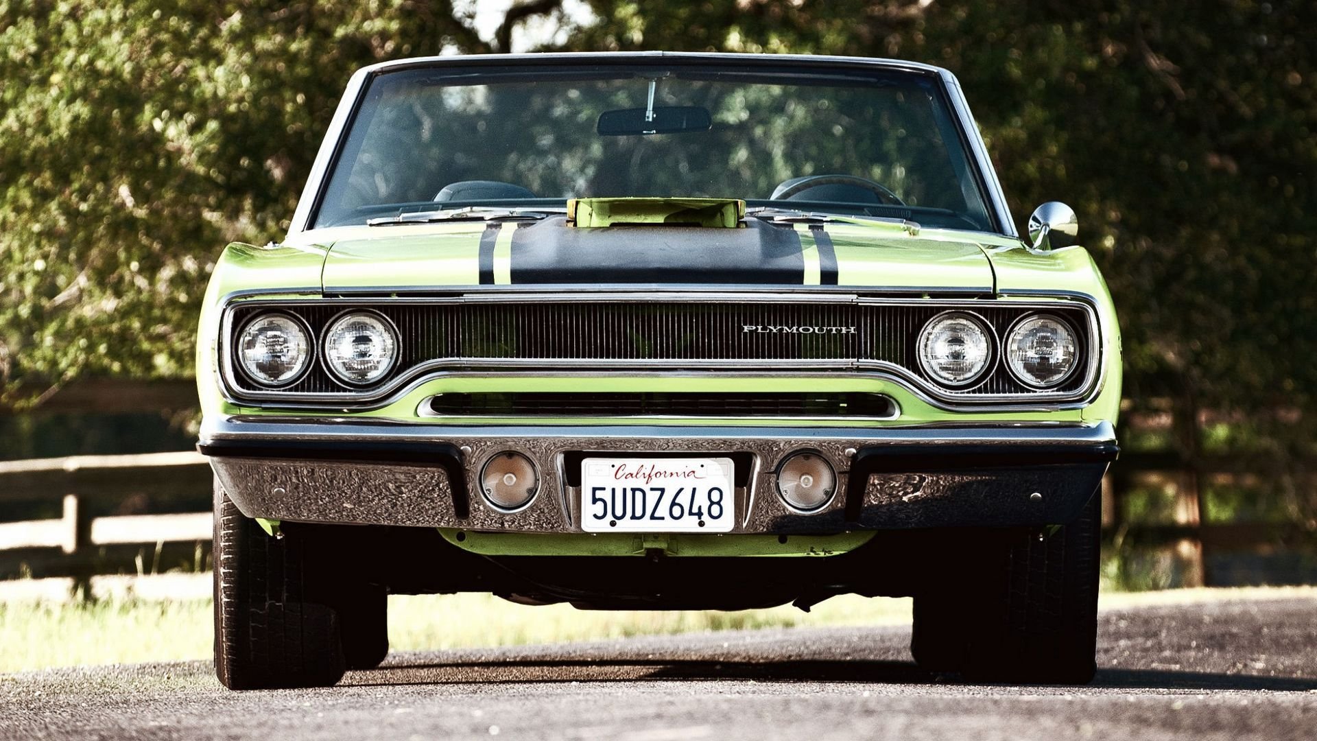 sag papel pintado verde plymouth road runner convertible coche del músculo automotriz coche papel pintado coche del músculo hermoso coche frente