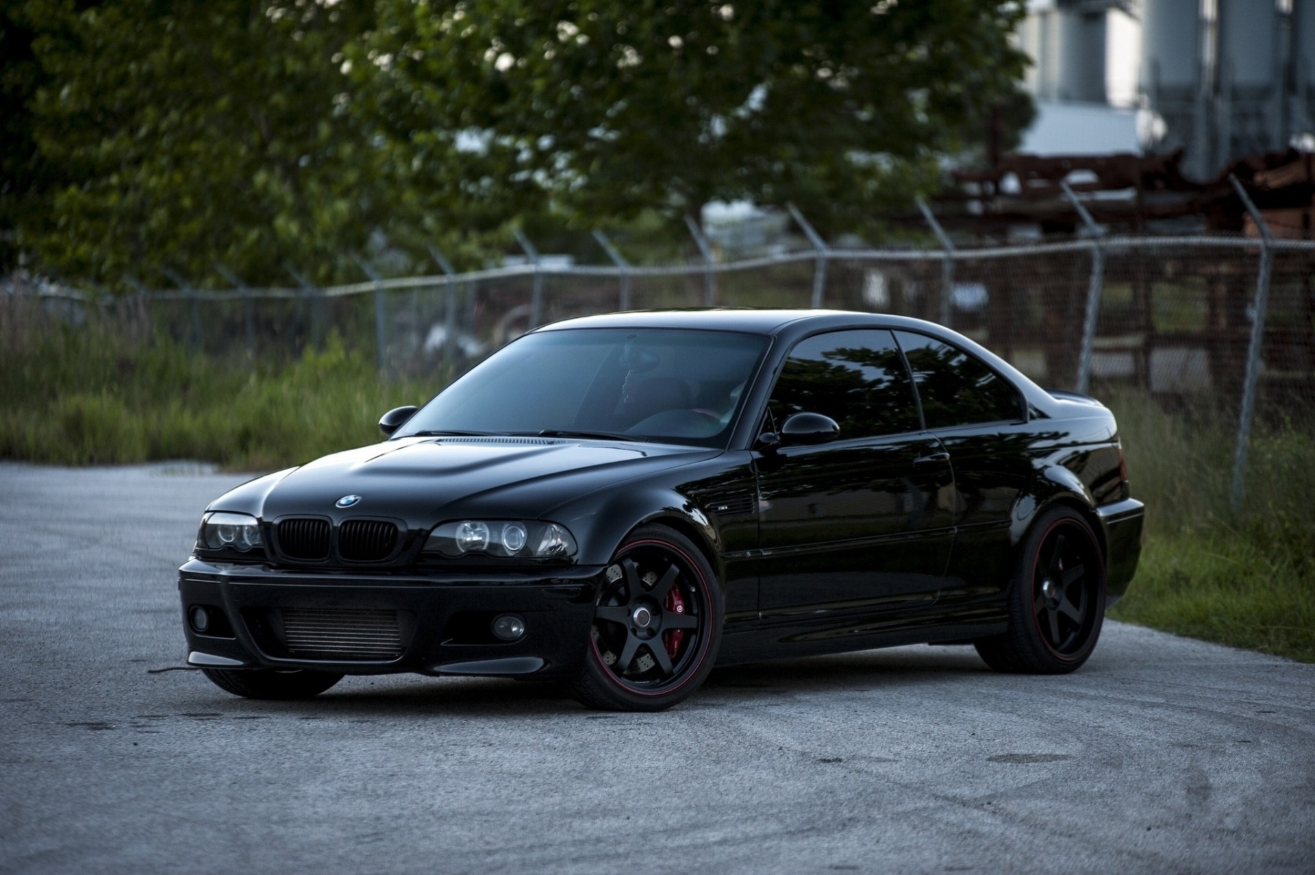 e46 noir coupé bmw m3 jantes teinté