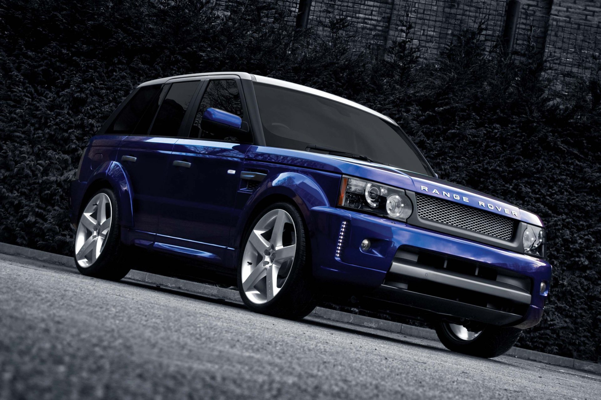 range rover sport caen bleu jantes