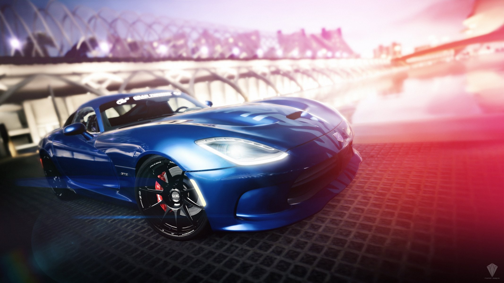 esquivar víbora cien azul gran turismo 6 gt6 playstation dodge viper gran turismo