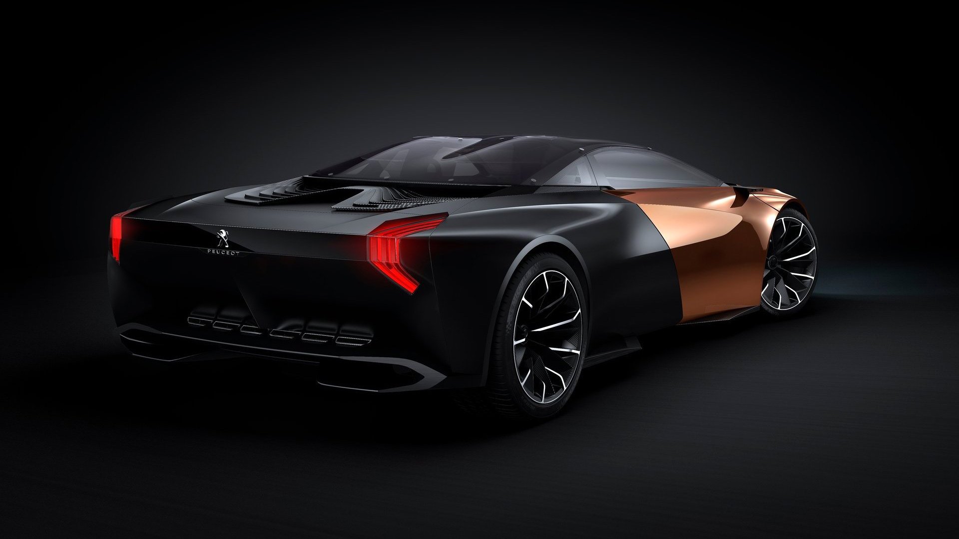 peugeot ónix concepto coche negro