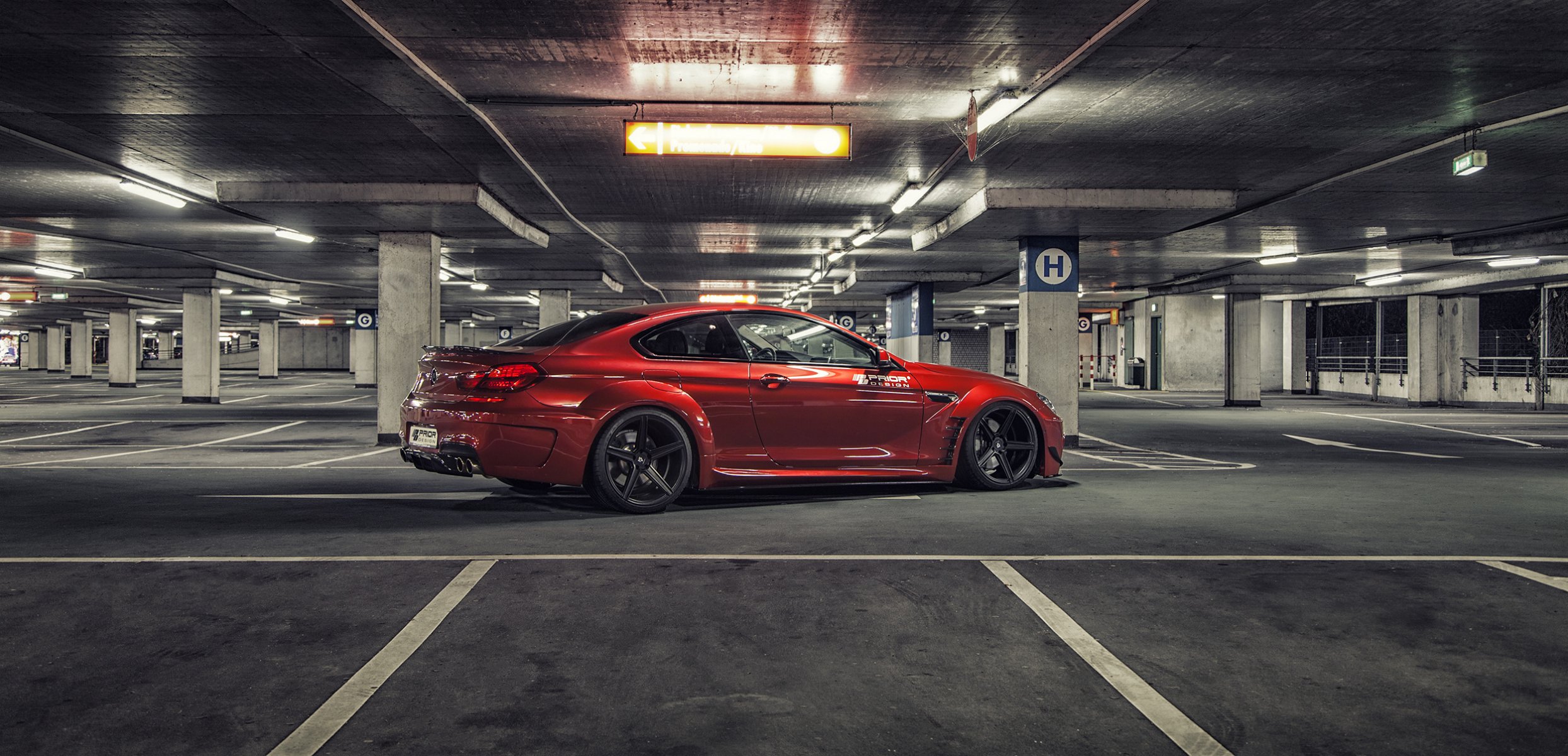 bmw m6 auto parcheggio prima del design messa a punto