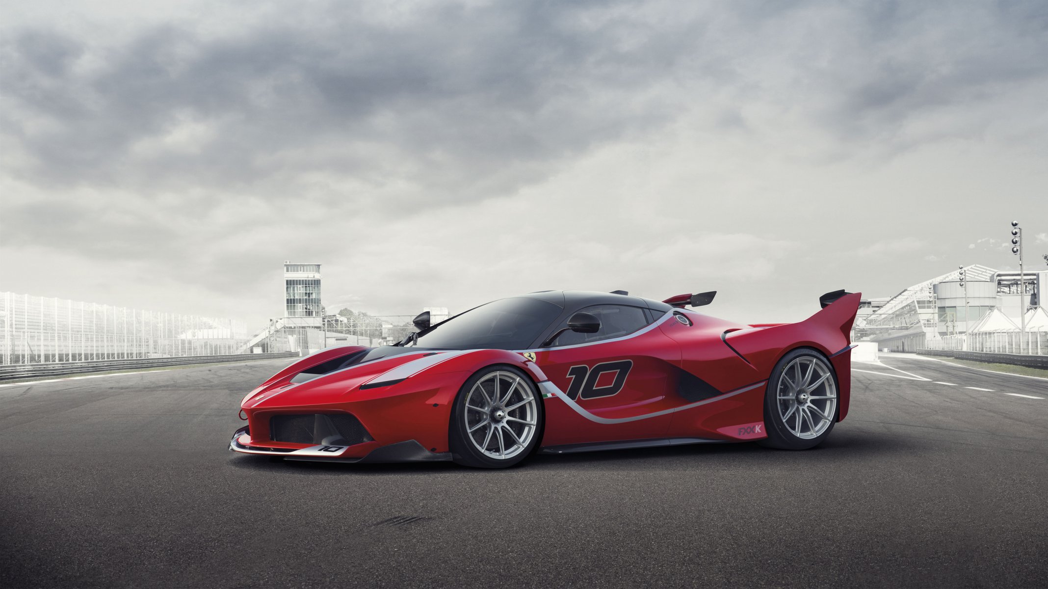 ferrari fxx k ferrari supersamochód przód tło