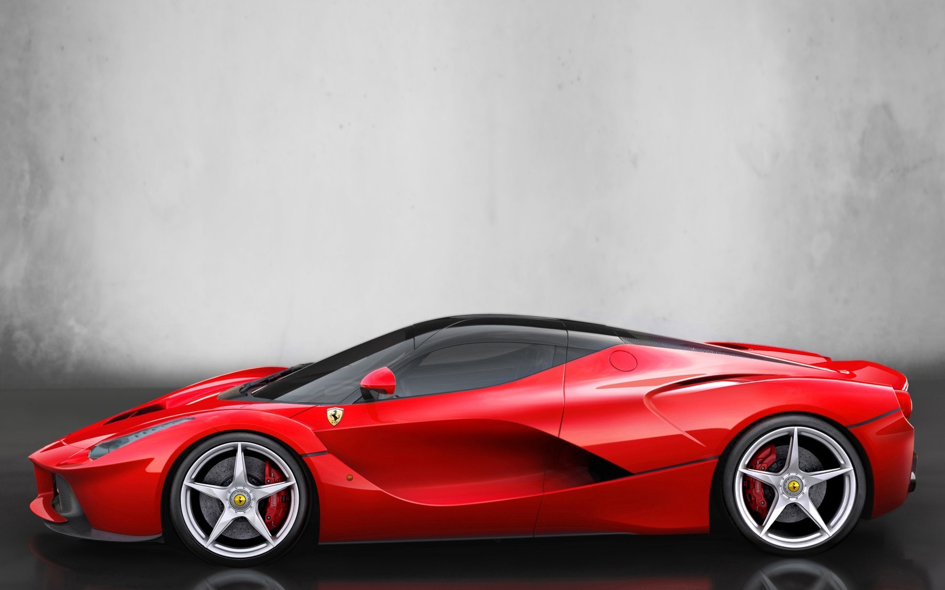 samochód ferrari 2013 laferrari auto widok z boku