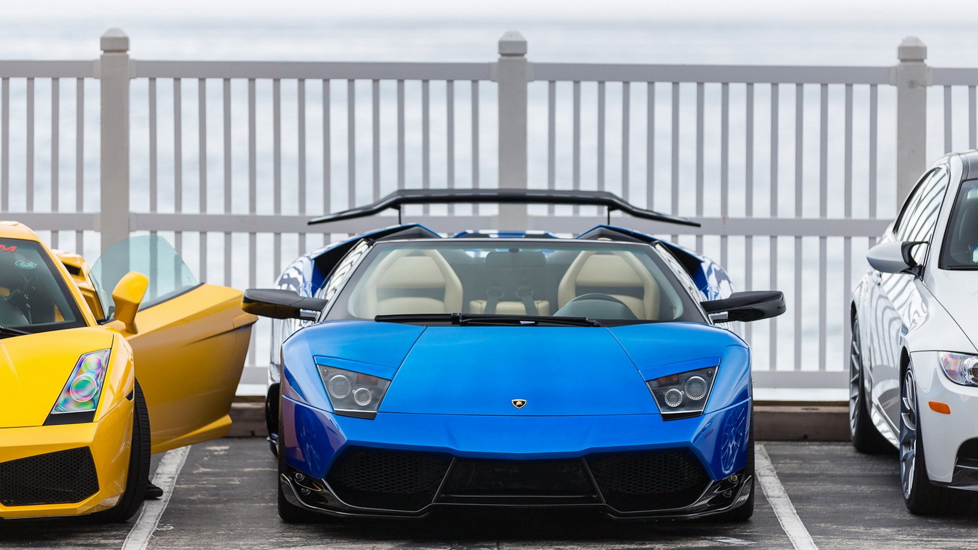 lamborghini murcielago roadster gallardo azul amarillo bmw