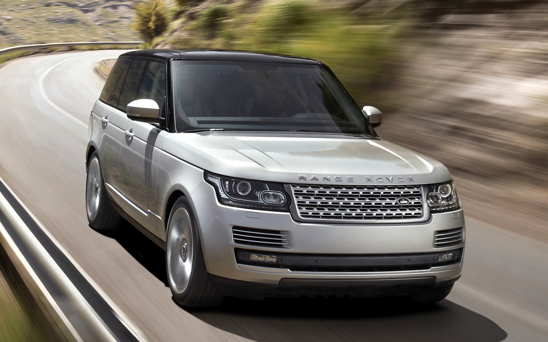 land rover range rover land rover renge rover strada parte anteriore