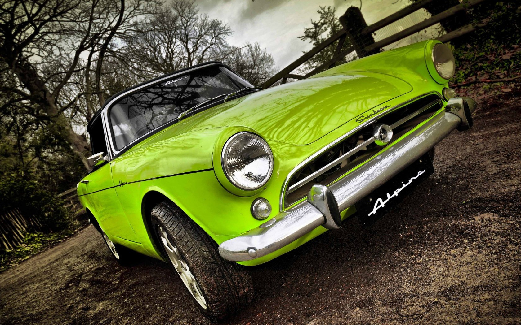 voiture moding voitures de tourisme voitures transport auto voitures voiture verte arbres voiture vert clair rareté rétro phare voiture véhicules