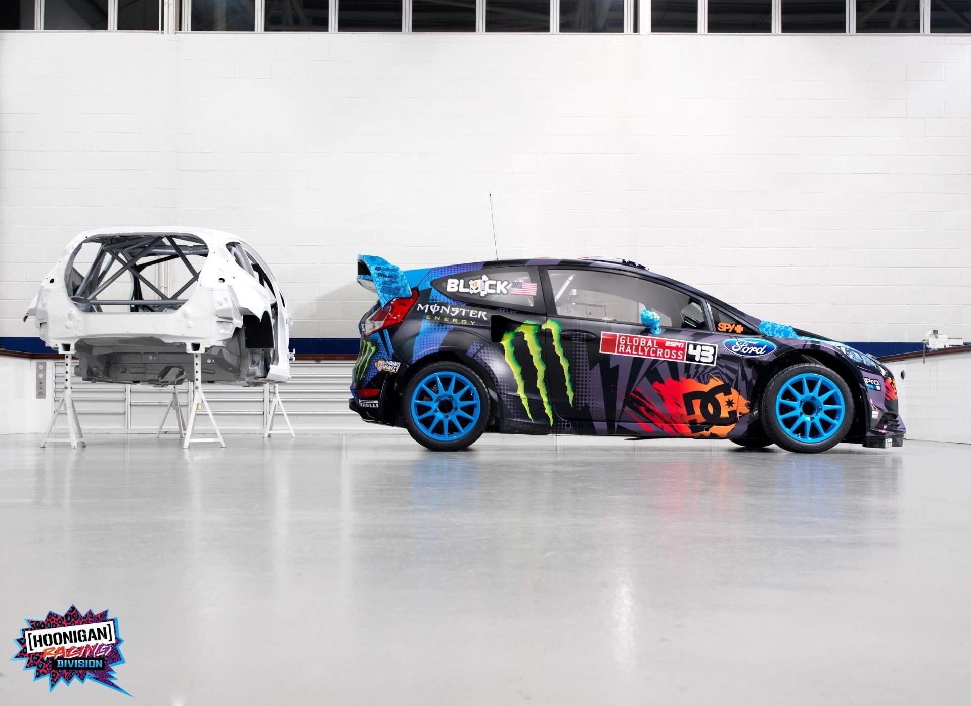 ford fiesta ken block hoonigan body rally racing wrc