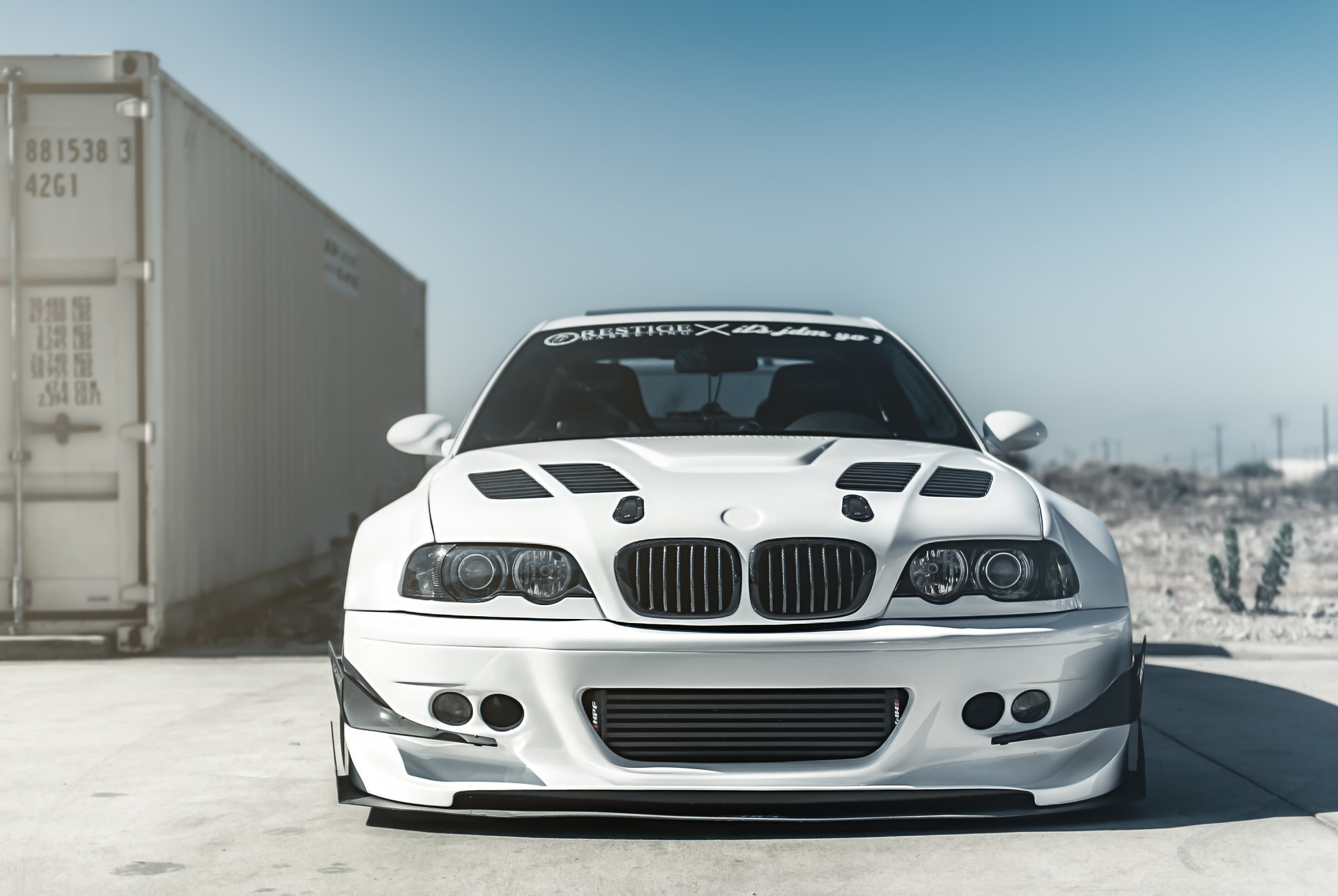 bmw m3 e46 bianco anteriore bmw tuning