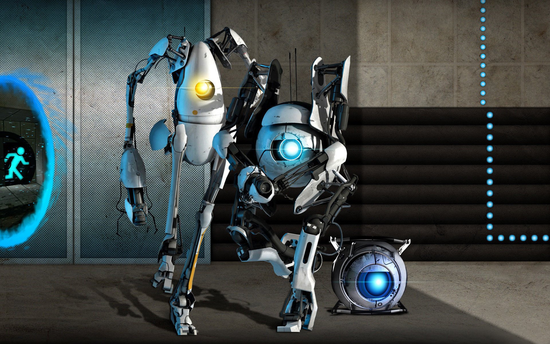 valve équipe portal 2 portail cyborgs androïdes hi-tech