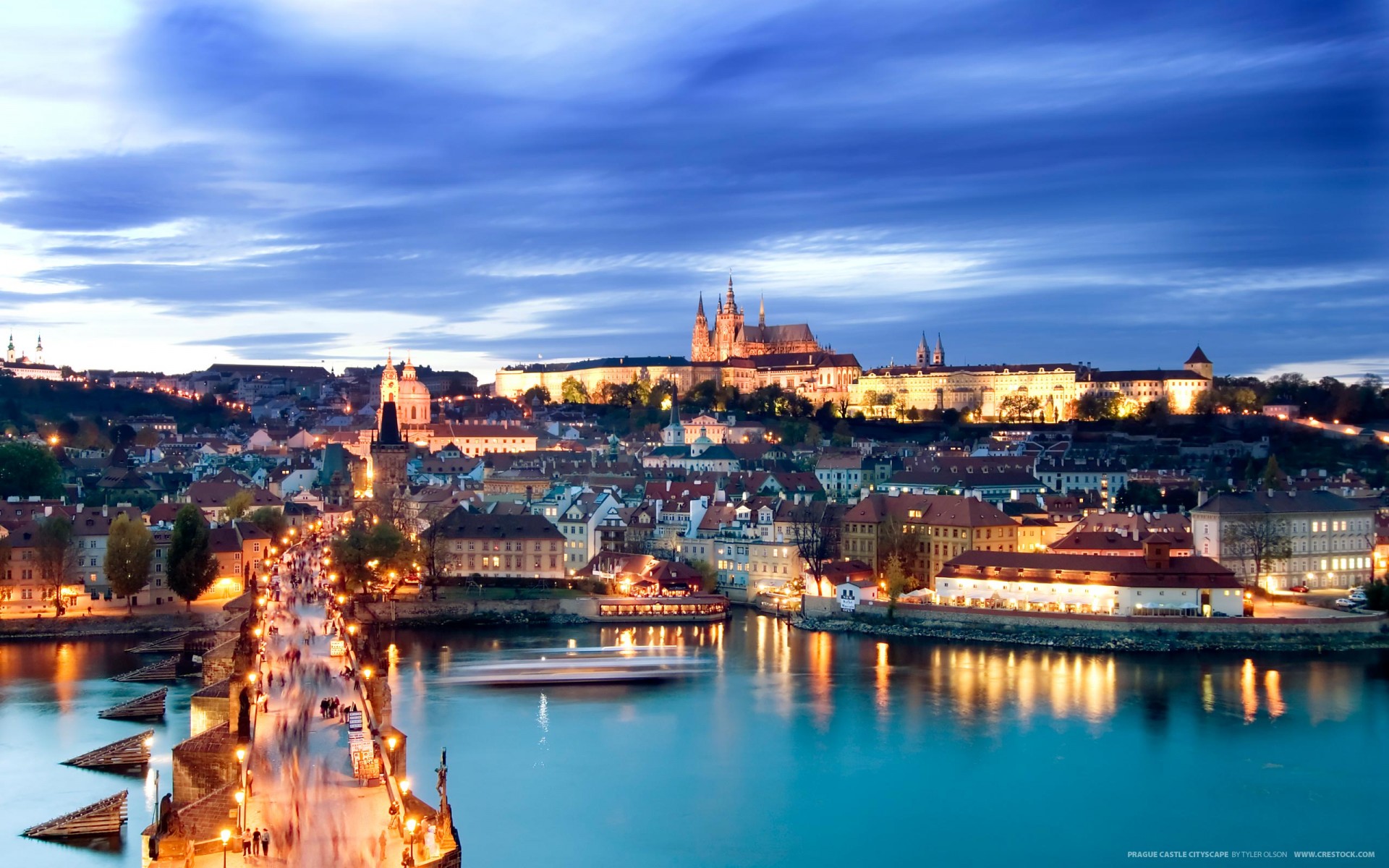 praga ponte carlo hradčany