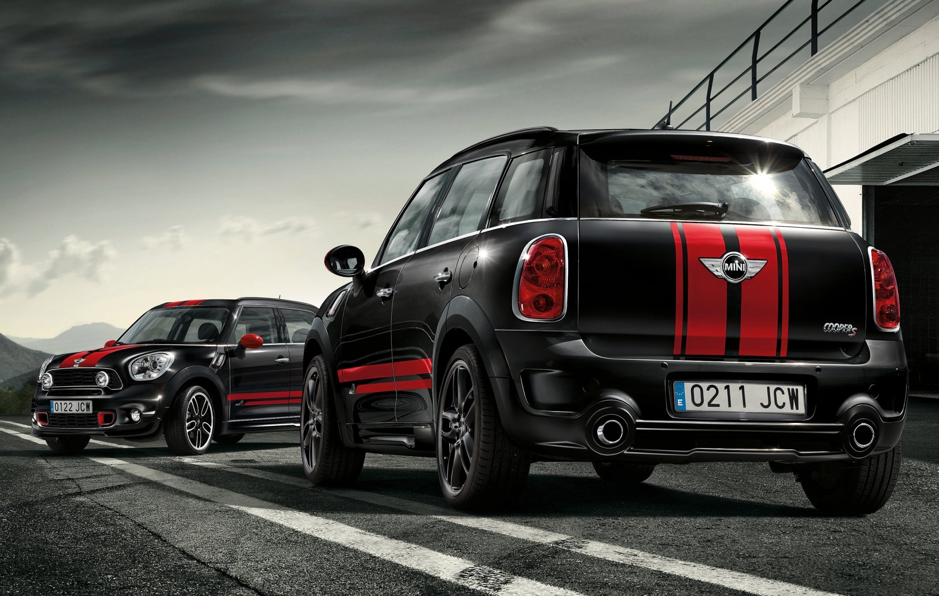 mini cooper mini мини купер john cooper works тюнинг два черный