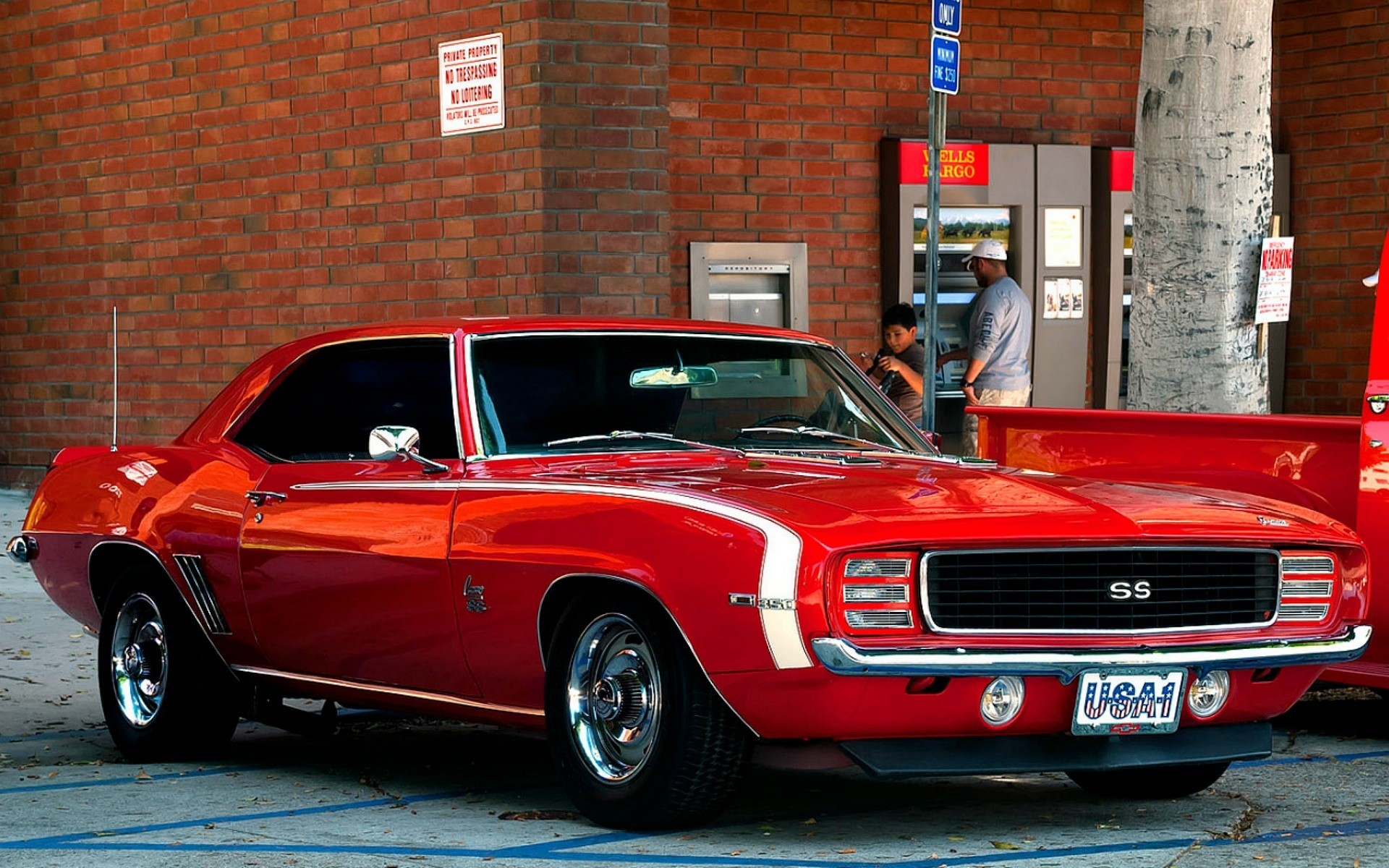 red 1969 car