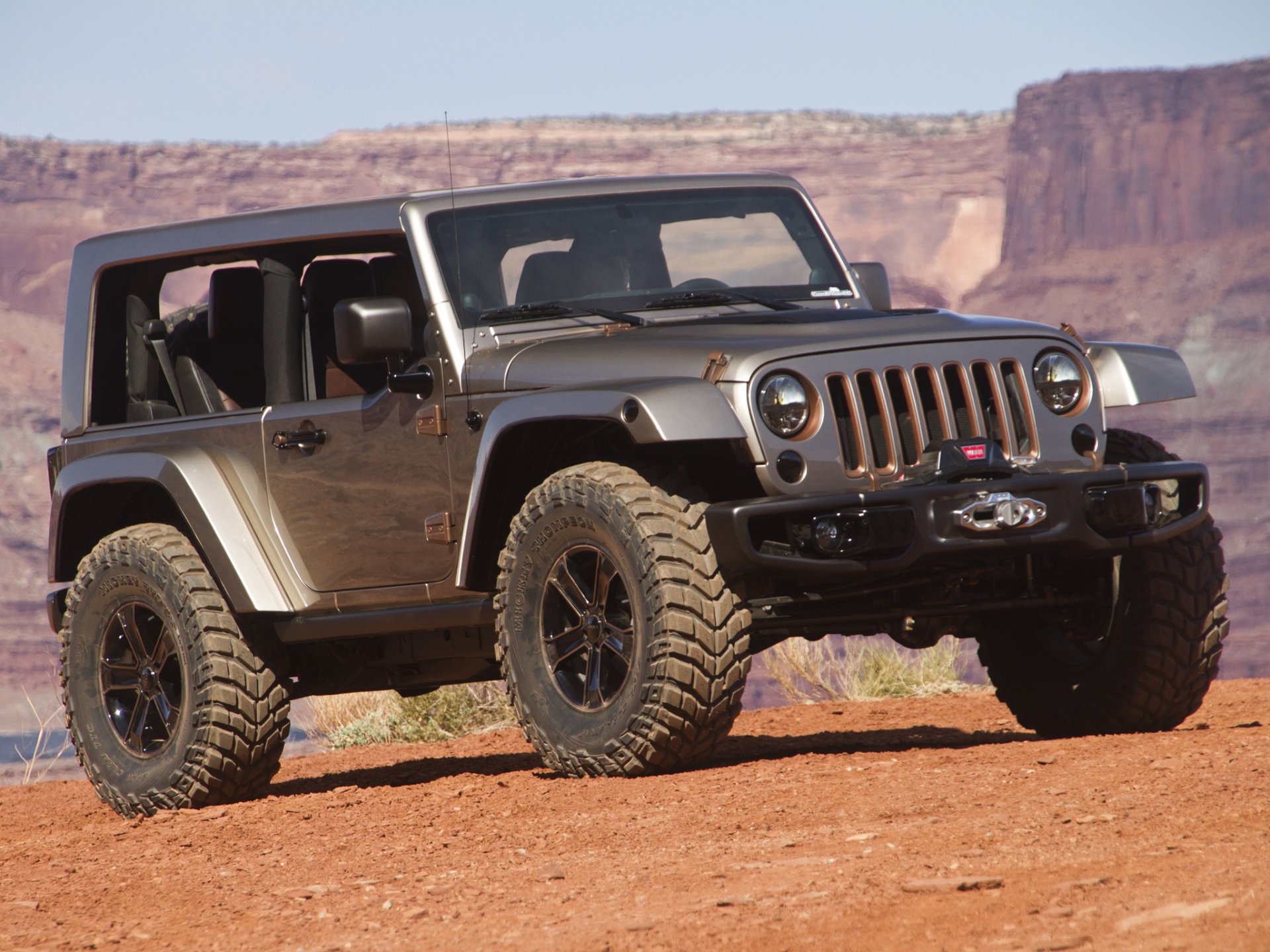 jeep wrangler flattop concept car suv