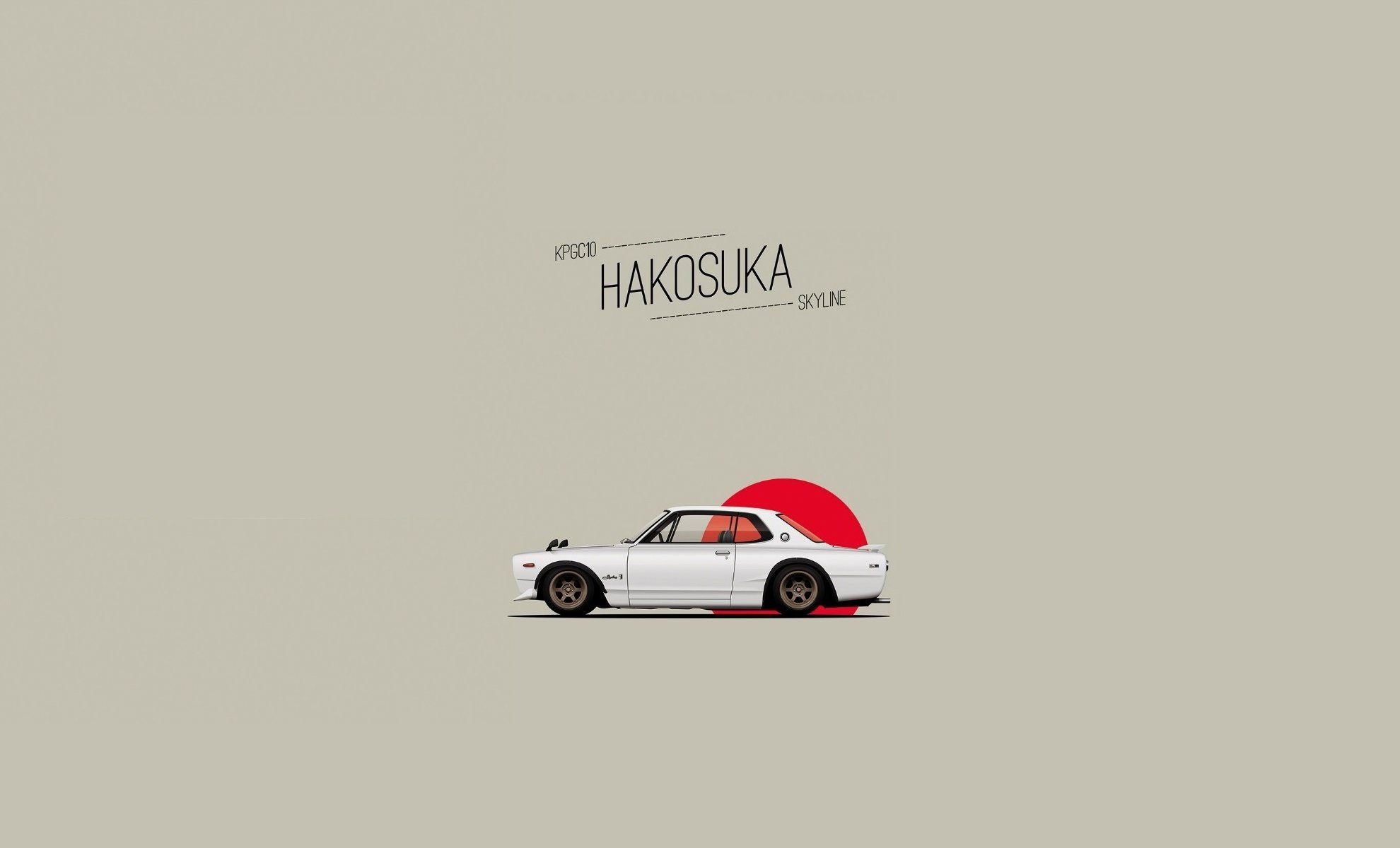 nissan horizon 2000 gt-r coupé kpgc10 c10 hakosuka nissan skyline gt-r figure art