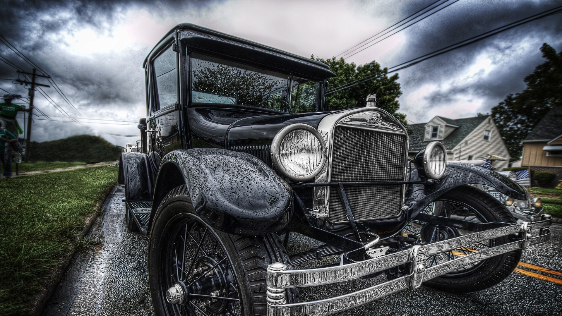 rue voiture pluie buggy