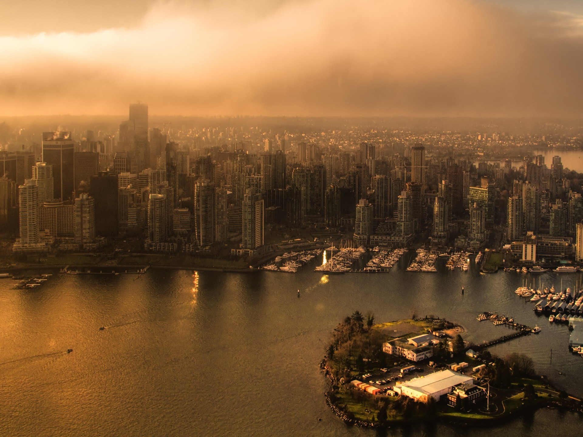 vancouver gratte-ciel bâtiments