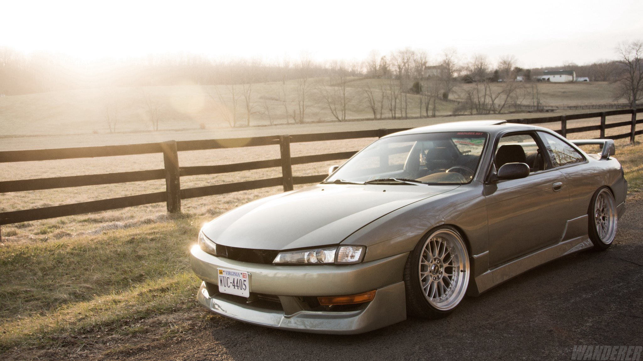 nissan sylvia s14 tuning jdm voiture nissan gris