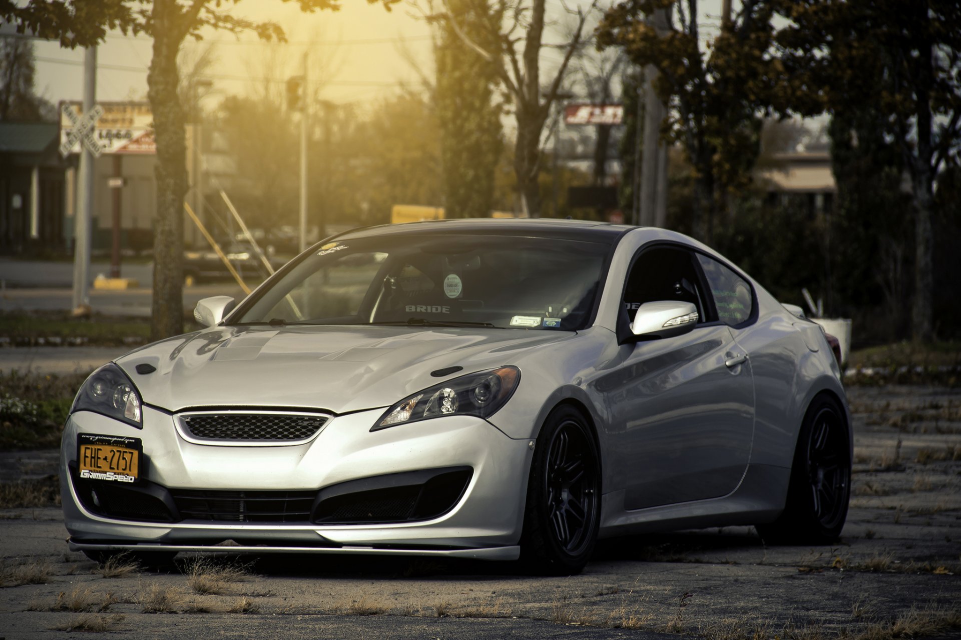 hyundai genesis coupe silber tuning hyundai silber