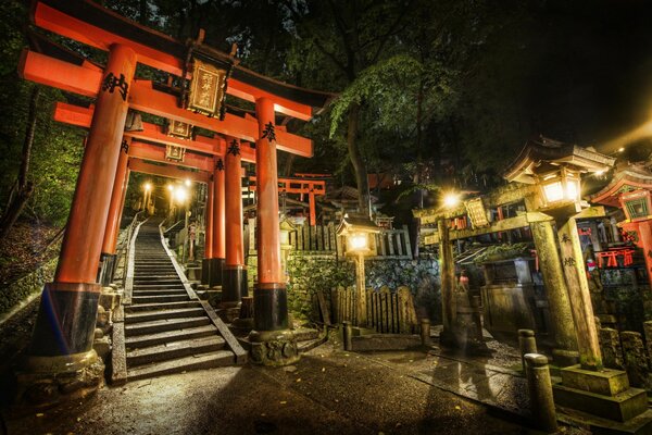 China. Harmony of hieroglyphs , stairs and culture