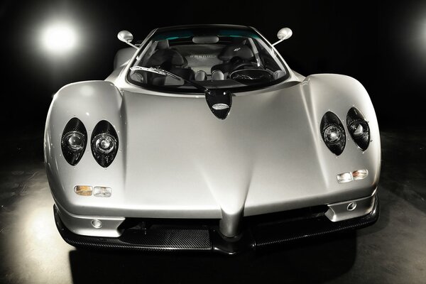 Super Car pagani Zonda s7. 3 silber