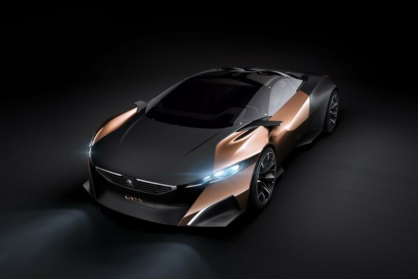 Peugeot Onyx schwarz mit Gold Onyx