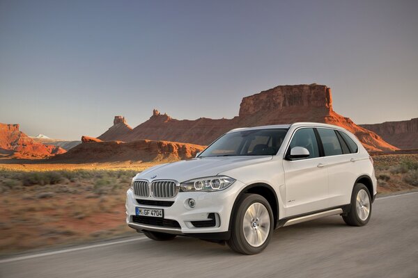 Poster pubblicitario SUV BMW