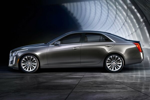 Amazing side view of a cadillac car